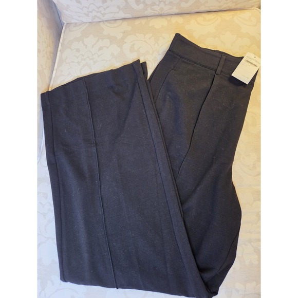 NIC+ZOE Pants - NIC+ZOE Women's Wide Leg High Rise Stretch Pants Black Onyx Size XL NEW! $148